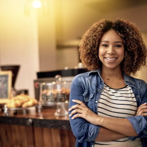 Black-owned coffee shop owner